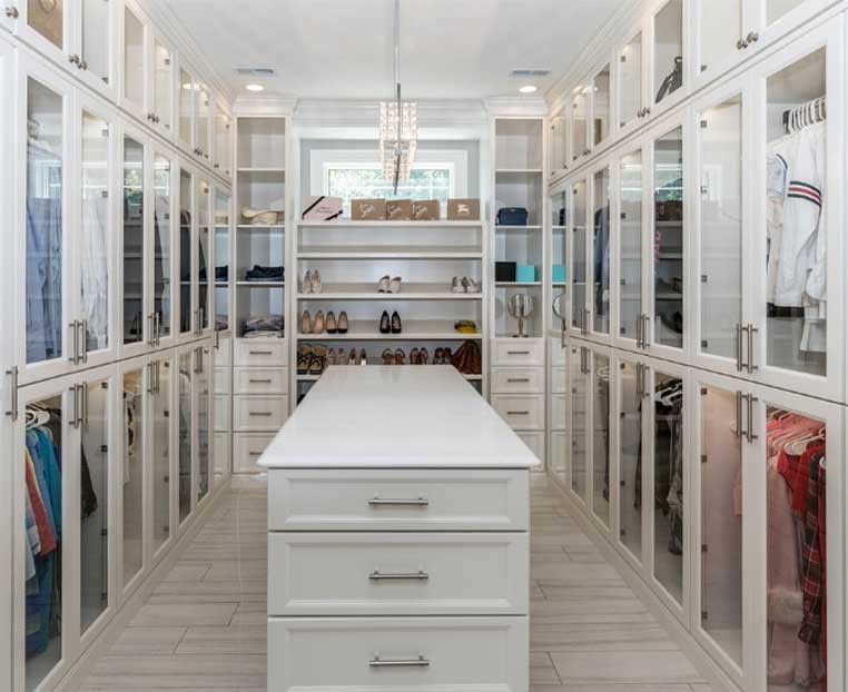Large closet interior